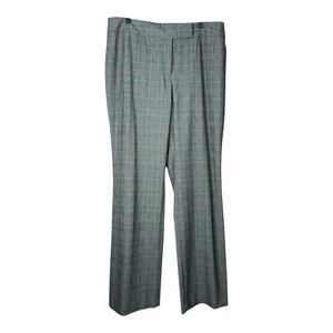 New Style & Co Julie Plaid Straight Leg Pants Size 12